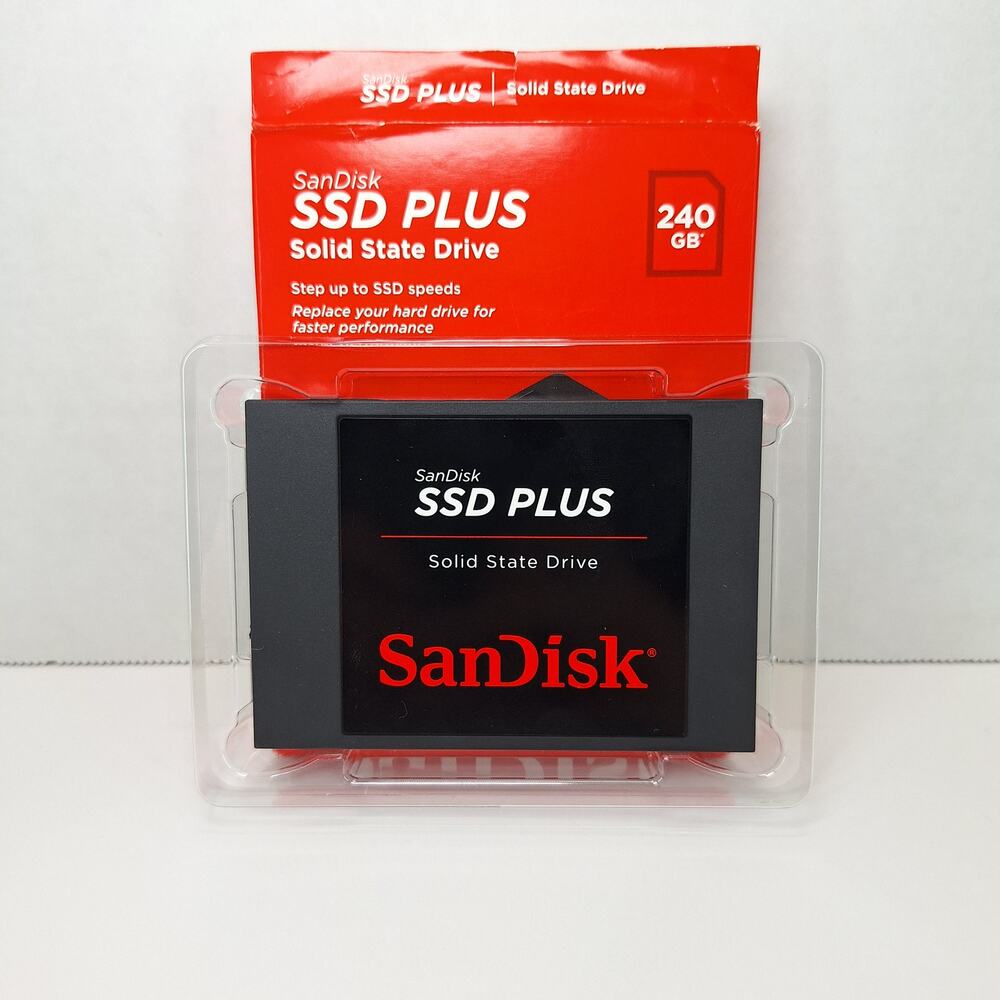 SanDisk SSD Plus 240GB Internal 2.5" (SDSSDA-240G-G25) SSD Solid State Drive